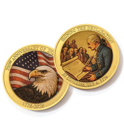 US 250th Independence Anniversary Navy Coin
