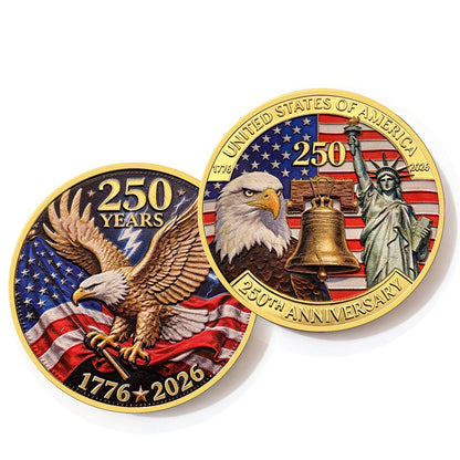 250 Years of Freedom American Independence Day Coin