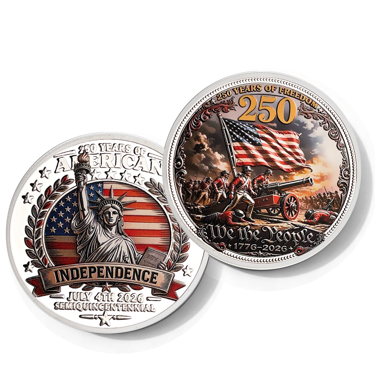 USA 250th Anniversary Liberty Collectible Coin