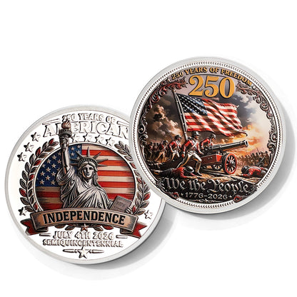 USA 250th Anniversary Liberty Collectible Coin