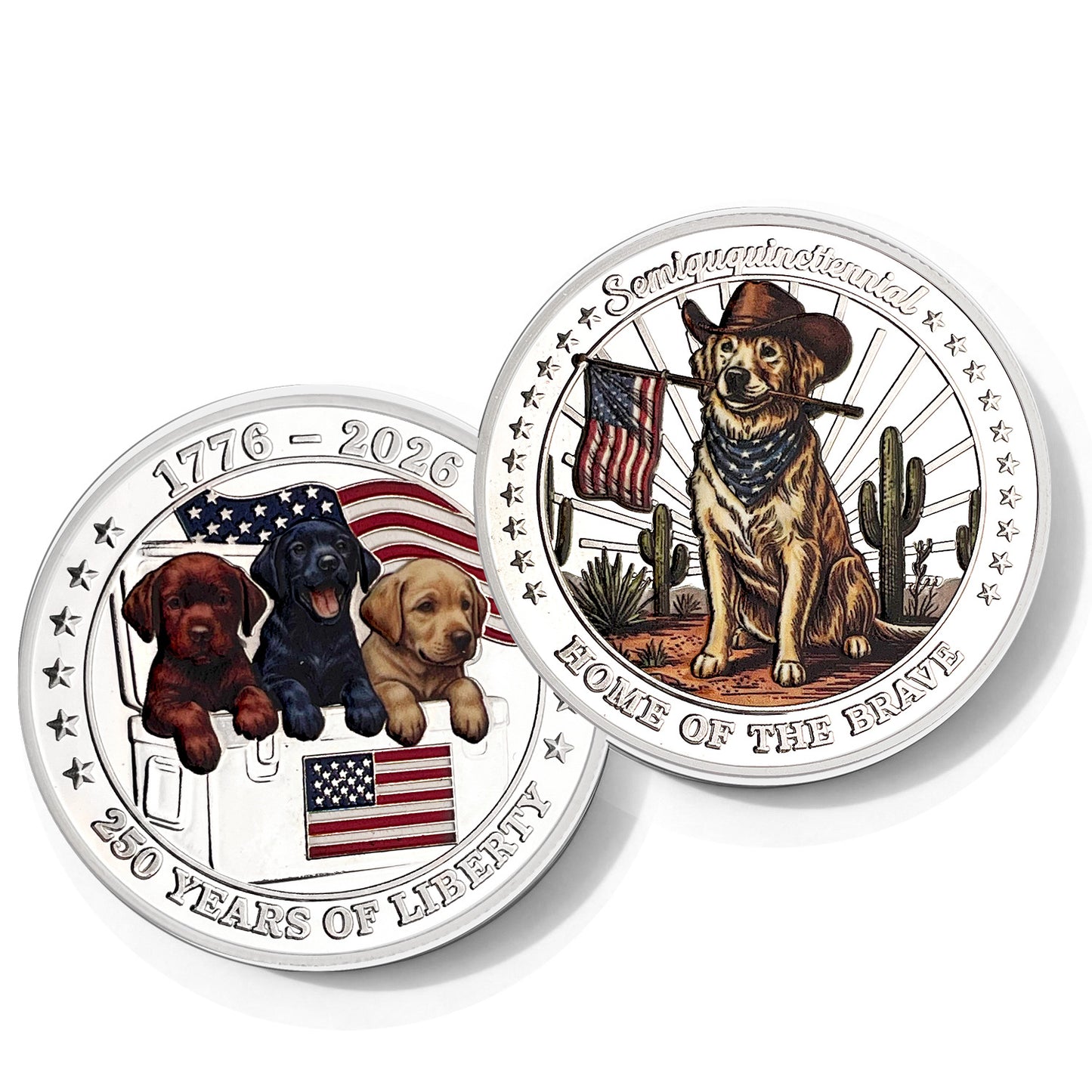 USA 250th Anniversary Liberty Collectible Coin