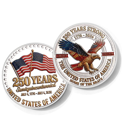 USA 250th Anniversary Liberty Collectible Coin