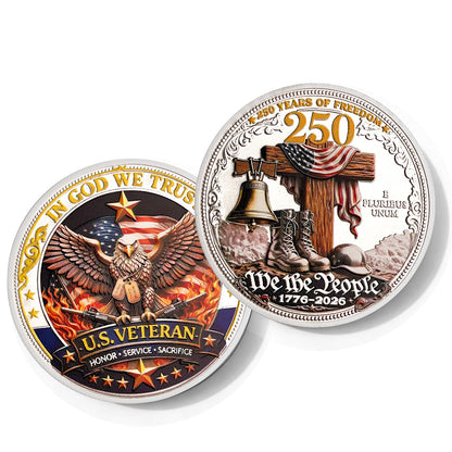USA 250th Anniversary Liberty Collectible Coin