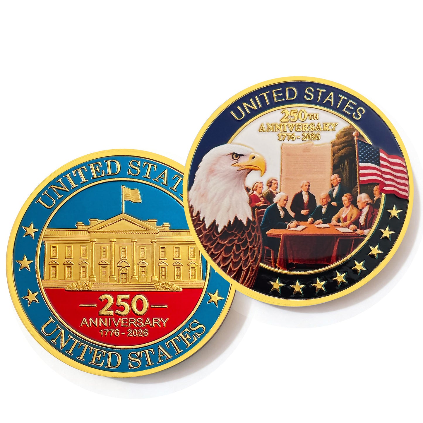 USA 250th Anniversary Liberty Collectible Coin