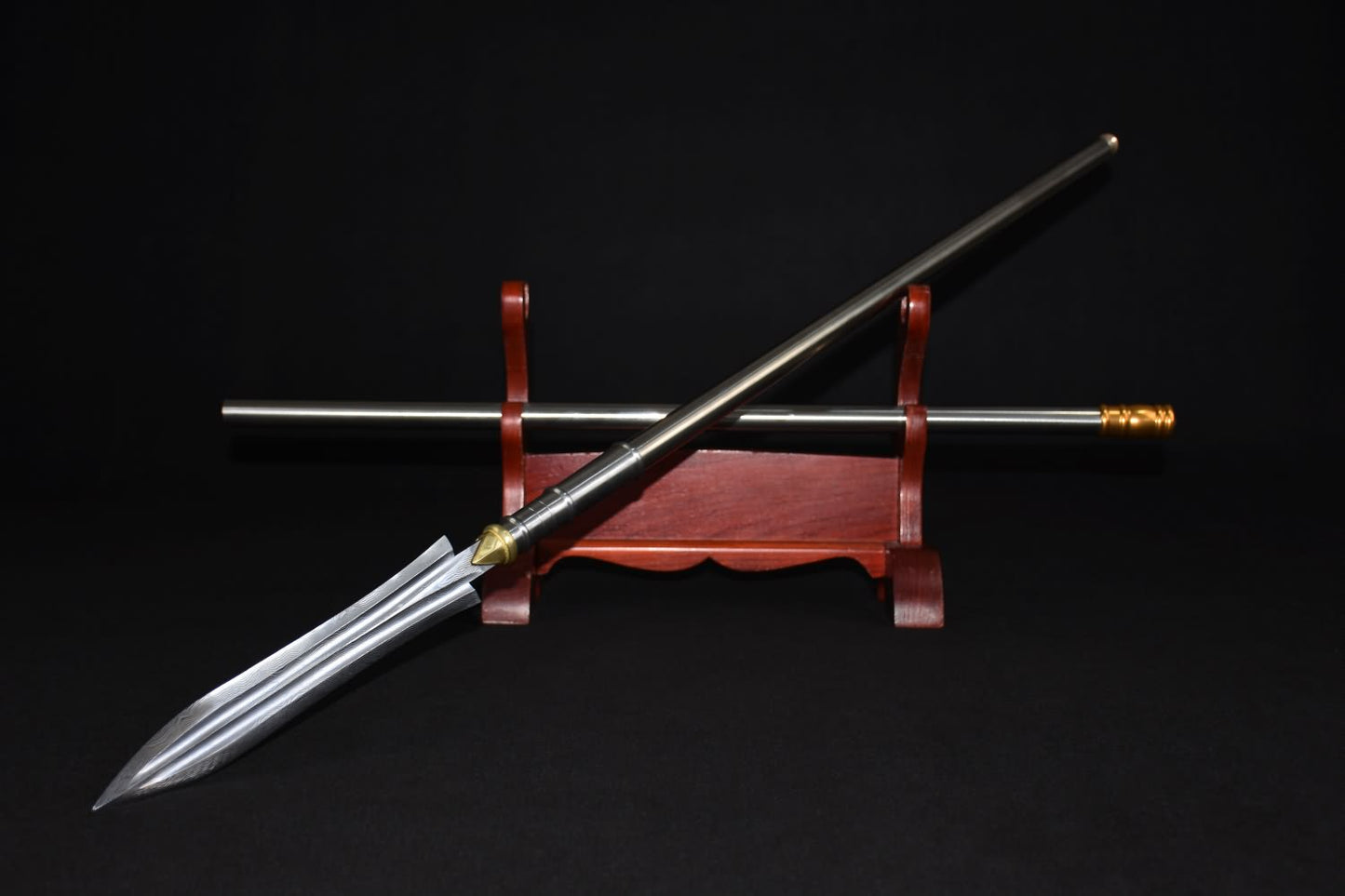 Spear,Handmade,High carbon steel,Tai chi kung fu