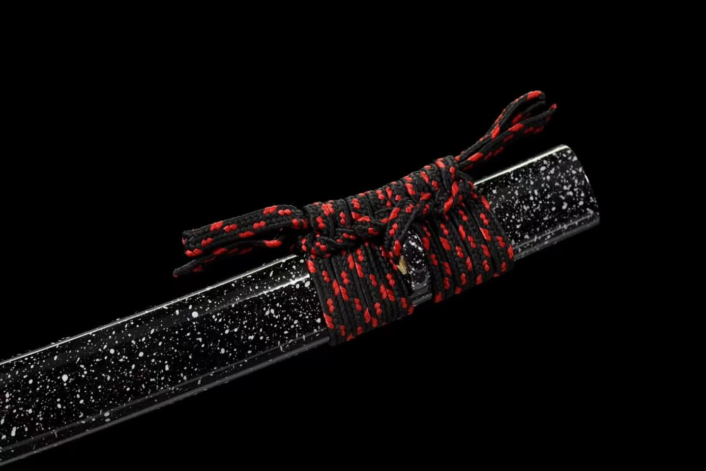 Authentic Samurai Sword-Full Tang Forged T10 Clay Tempered Steel Blade for the Ultimate Cutting Experience