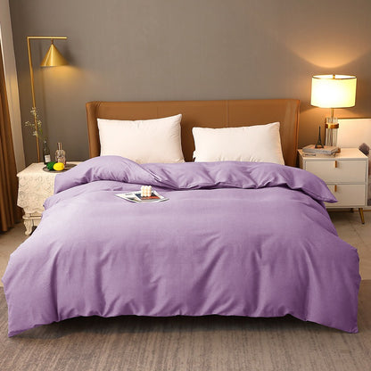 Solid Color Modern Style Pure Cotton Quilt Cover