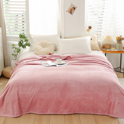 🔥Hot Sale--Winter Warm Soft Coral Fleece Throw Blanket Bed Quilt
