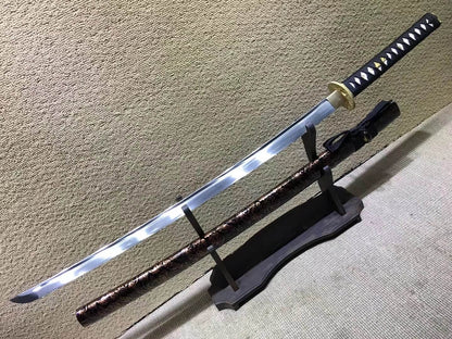 Samurai katana,High carbon steel bade,Brass fitteds,Length 39"