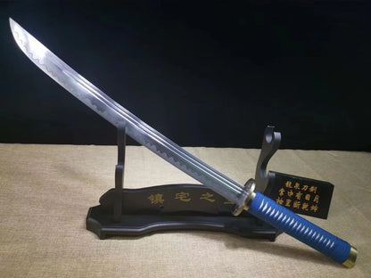 Qing dao sword,High carbon steel blade,Red scabbard,Alloy fittings