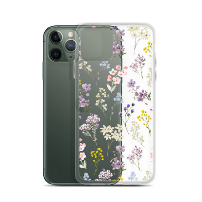 Watercolor Garden Clear iPhone Case