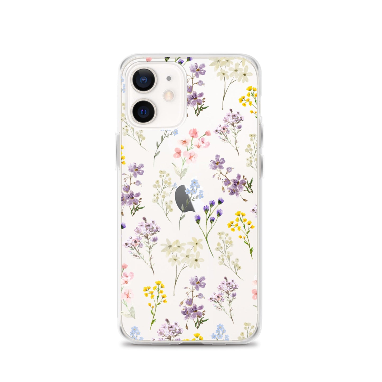 Watercolor Garden Clear iPhone Case