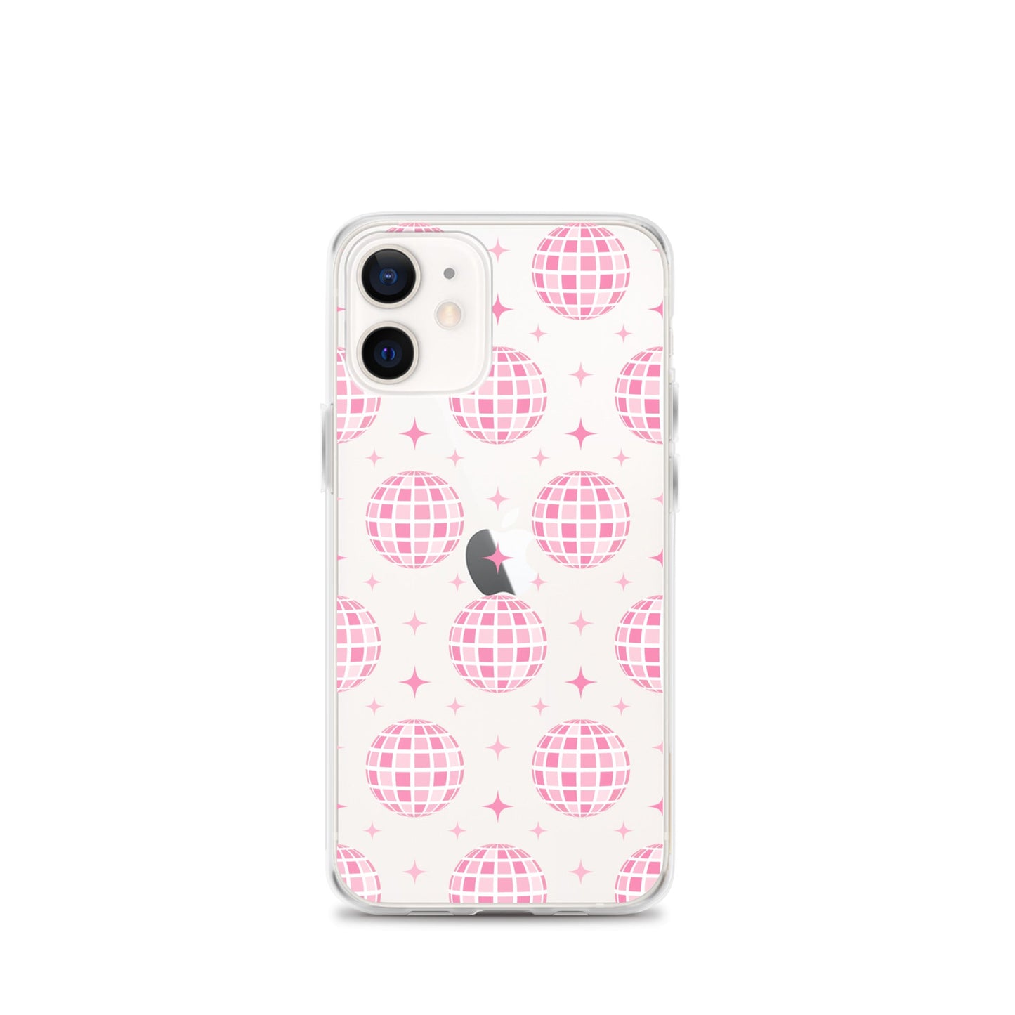 Pink Disco Clear iPhone Case