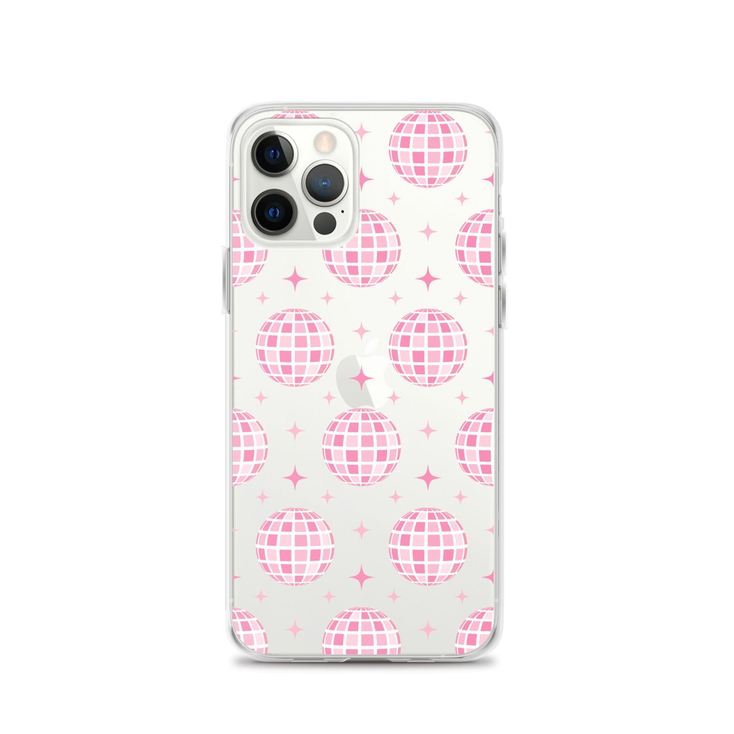 Pink Disco Clear iPhone Case