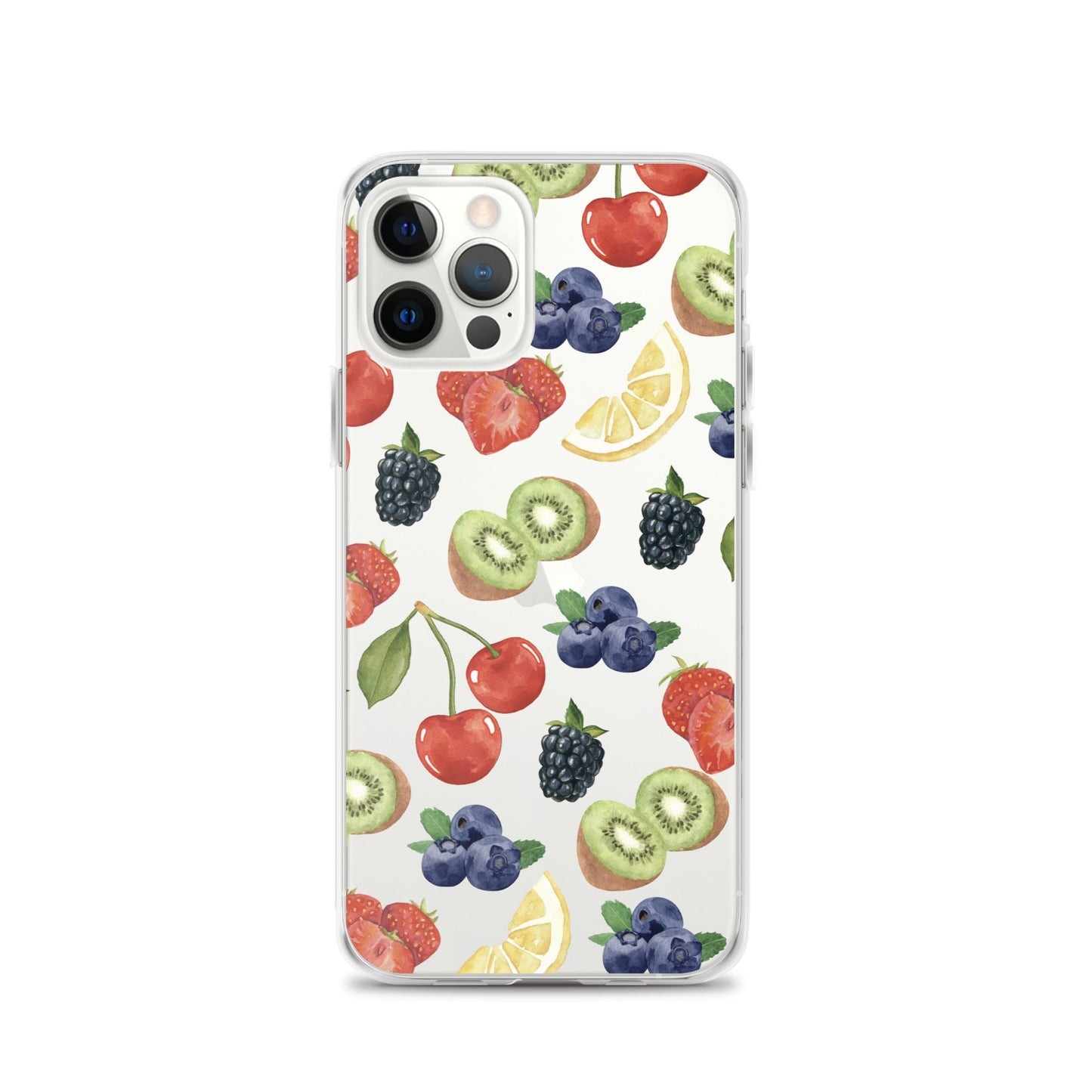 Summer Berries Clear iPhone Case