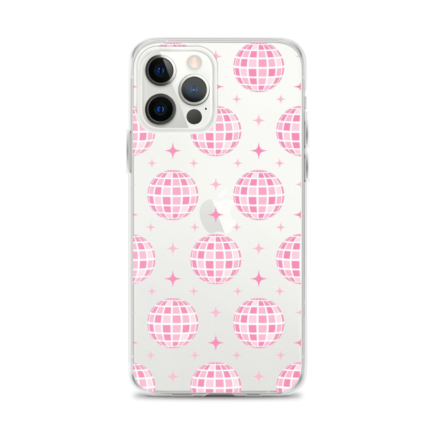 Pink Disco Clear iPhone Case