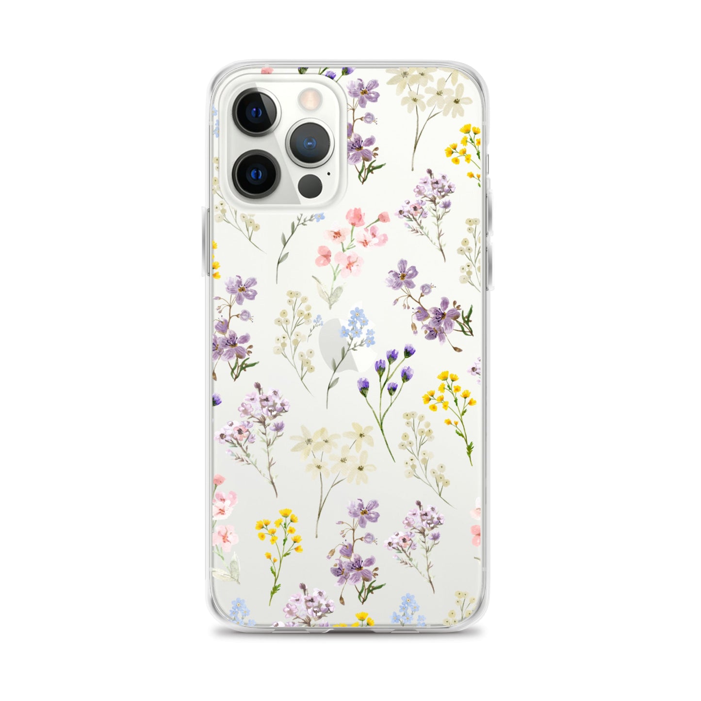 Watercolor Garden Clear iPhone Case
