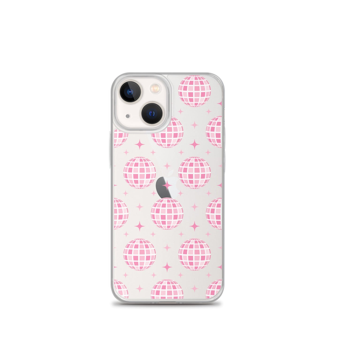 Pink Disco Clear iPhone Case