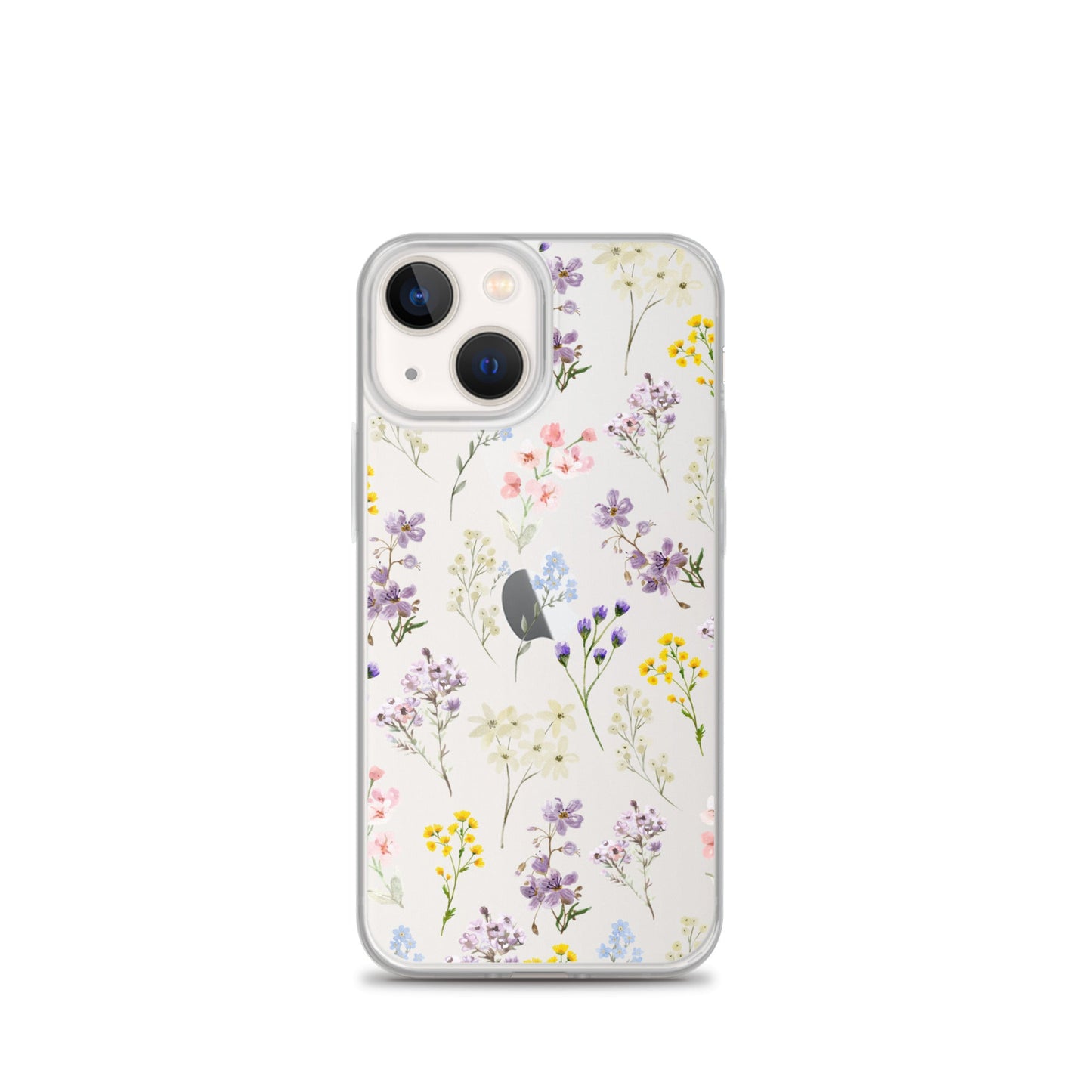 Watercolor Garden Clear iPhone Case