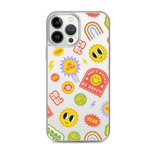 Good Vibes Clear iPhone Case