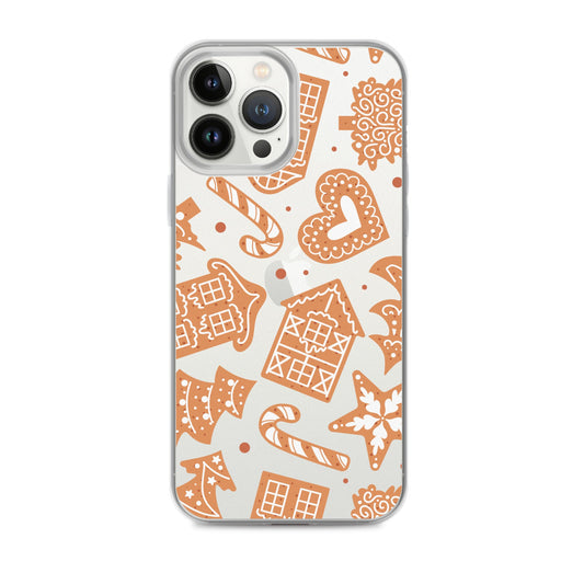Gingerbread Clear iPhone Case