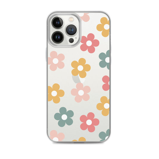 Boho Garden Clear iPhone Case