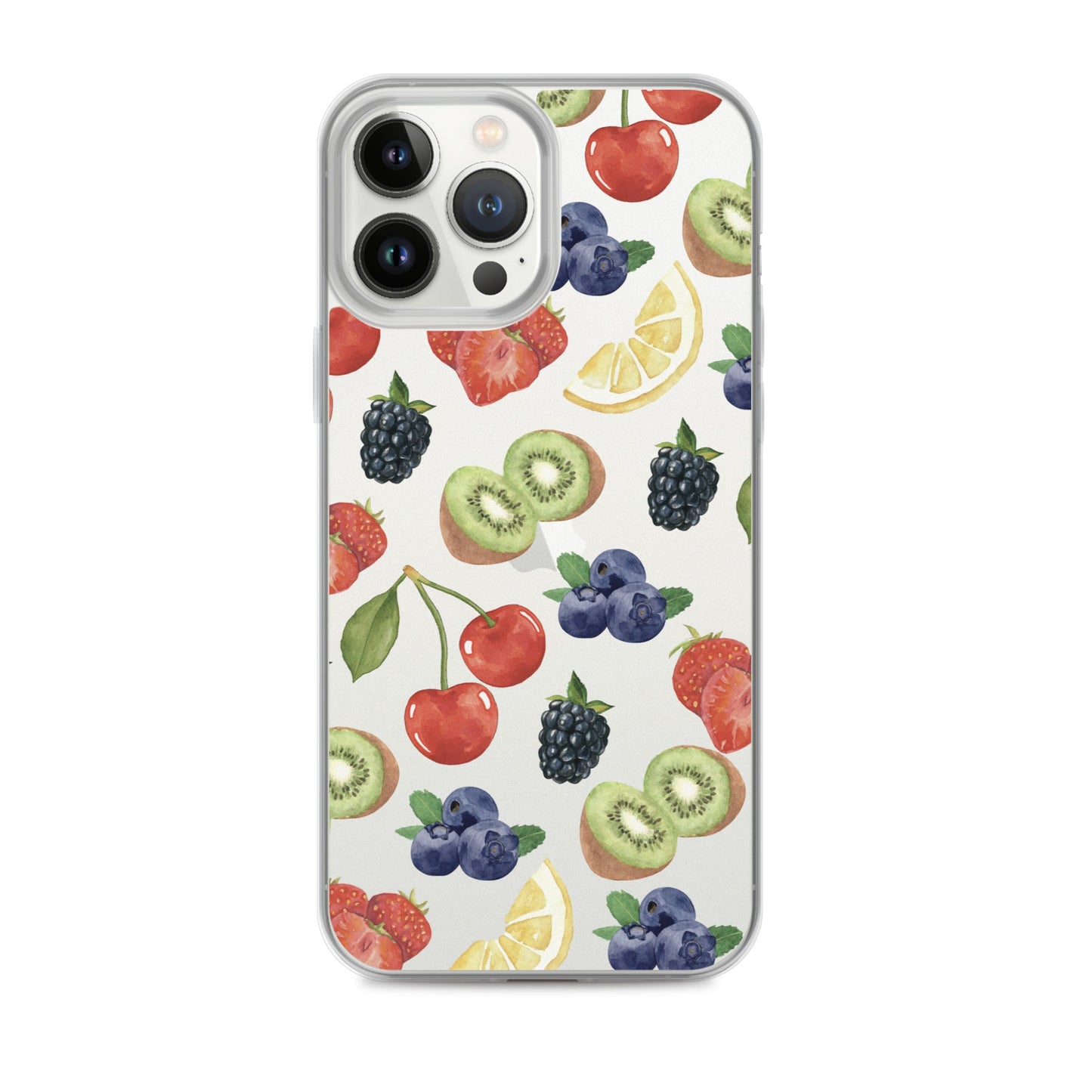 Summer Berries Clear iPhone Case