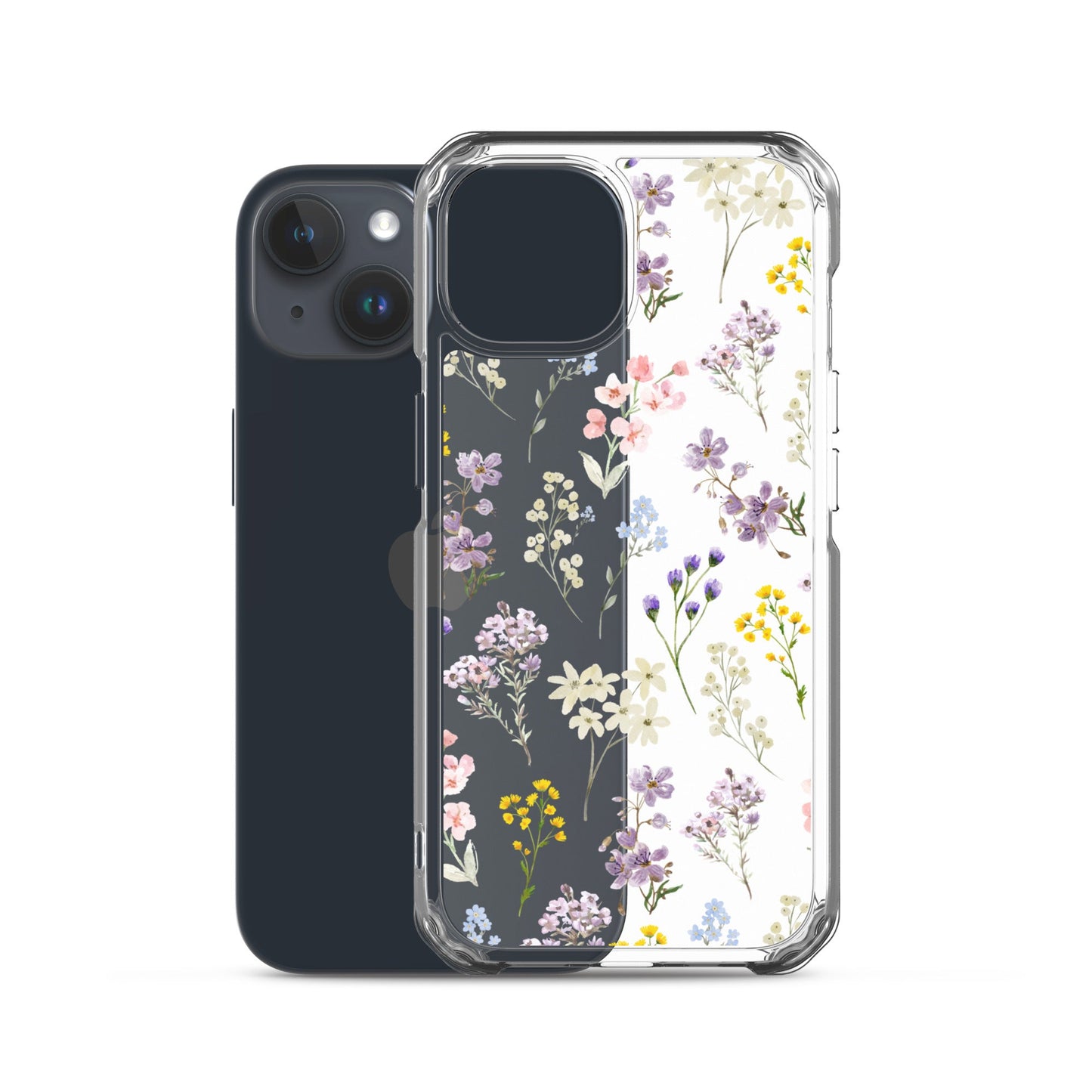 Watercolor Garden Clear iPhone Case