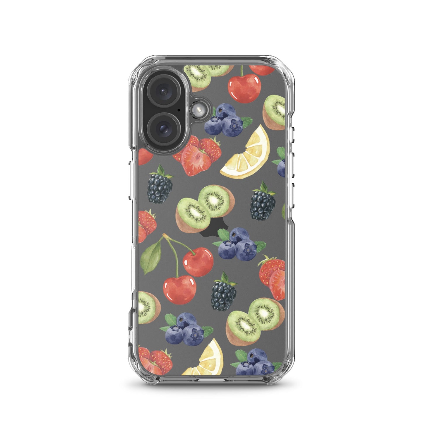 Summer Berries Clear iPhone Case