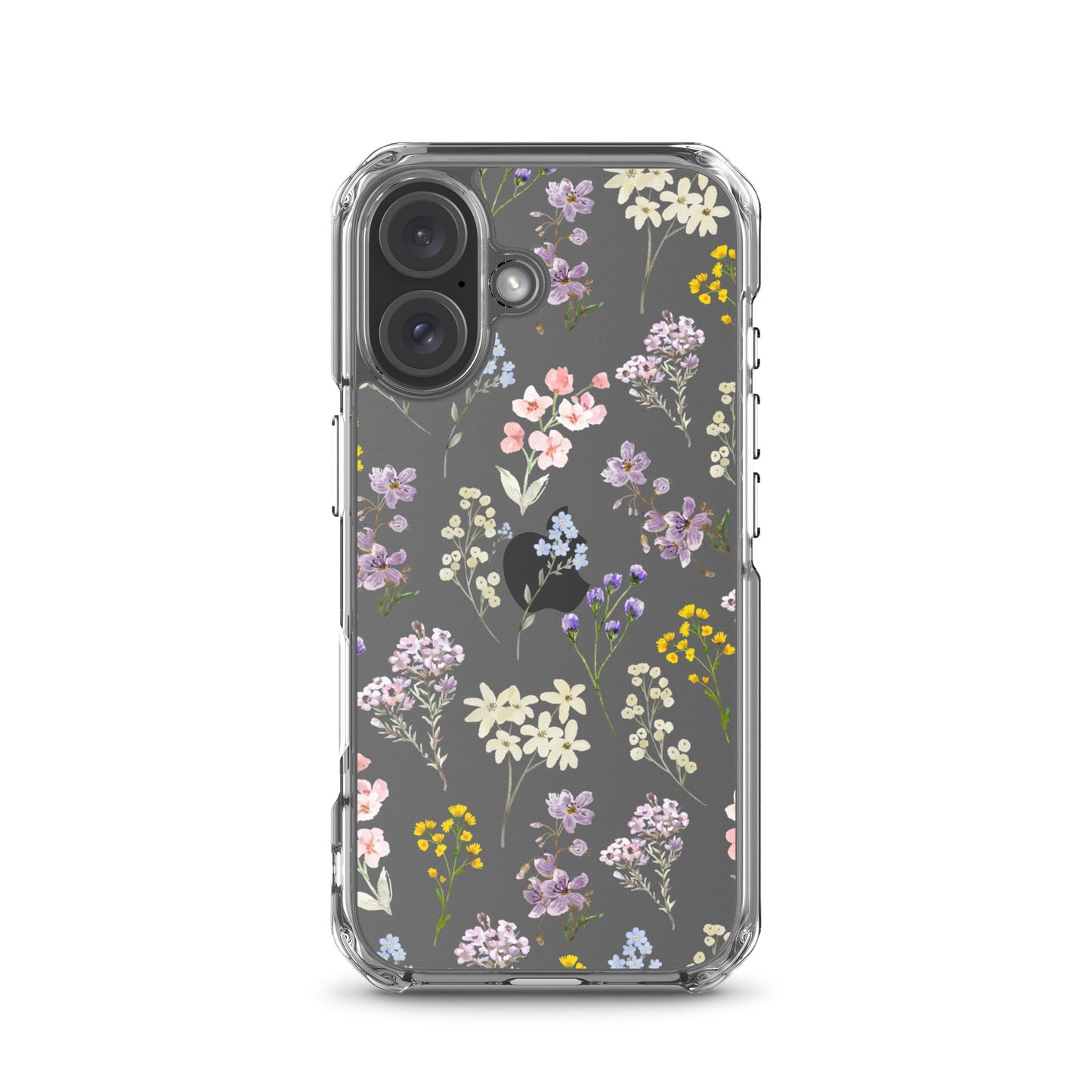Watercolor Garden Clear iPhone Case