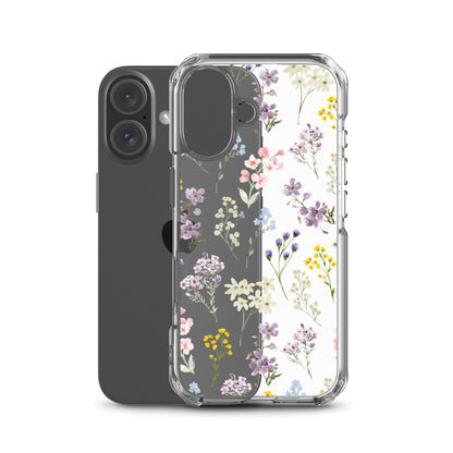 Watercolor Garden Clear iPhone Case