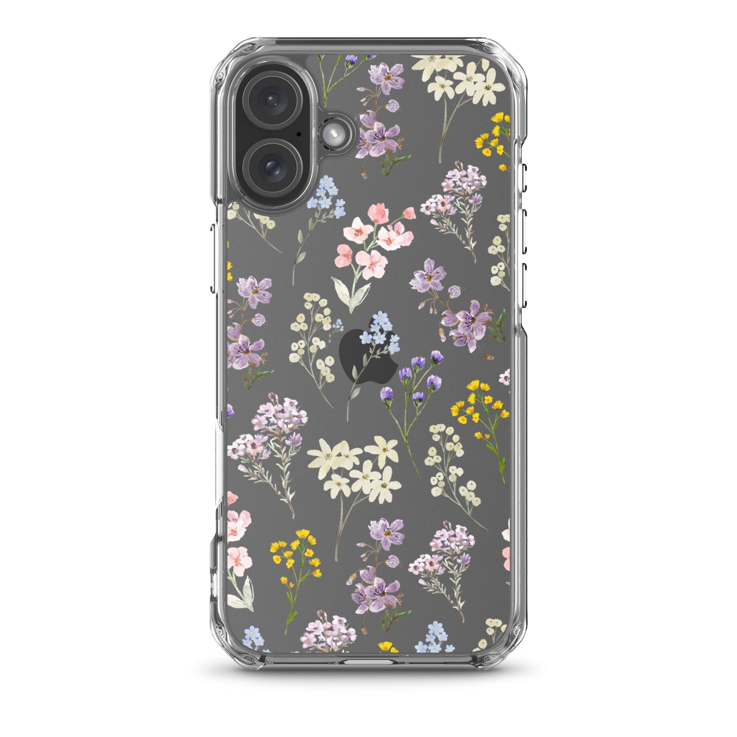 Watercolor Garden Clear iPhone Case