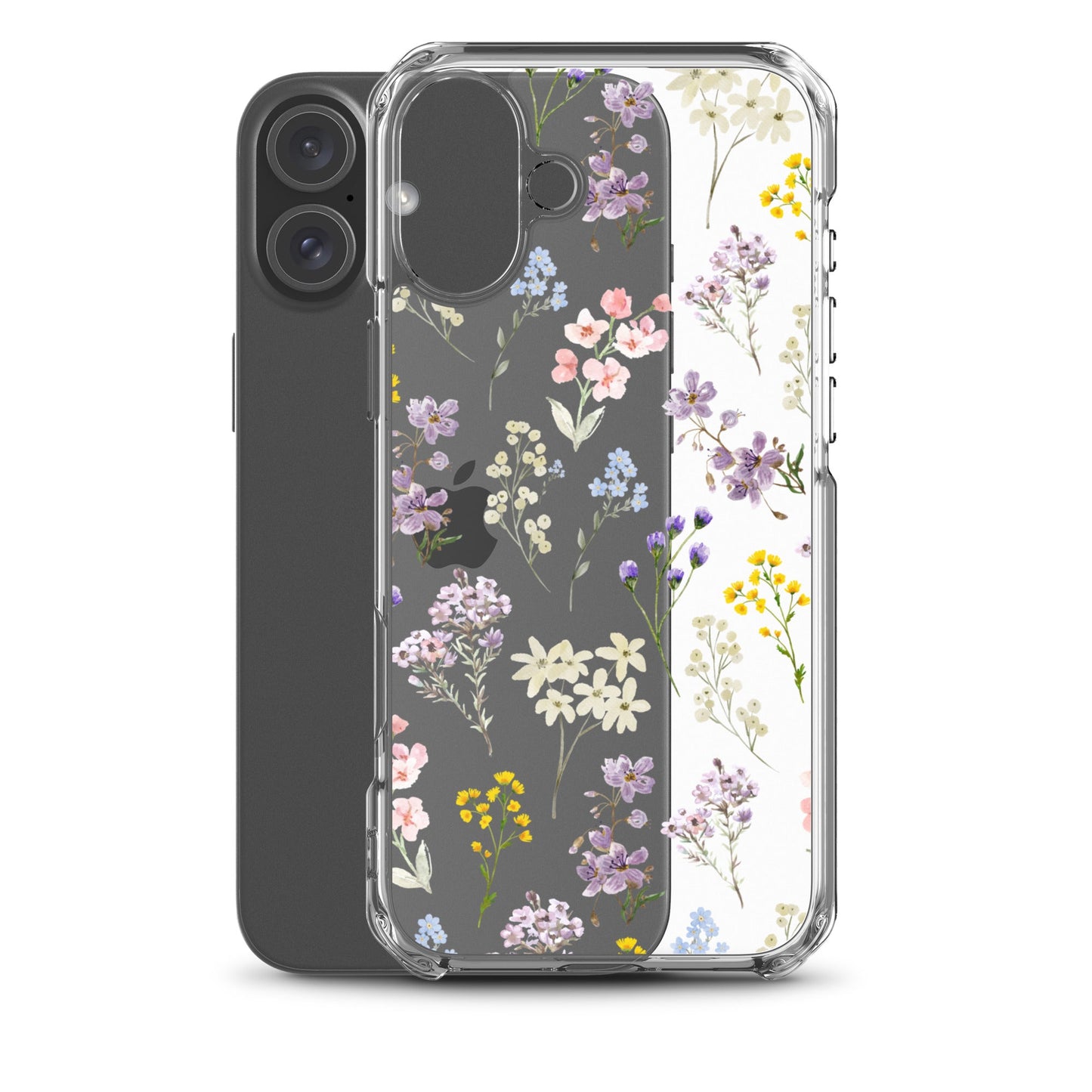 Watercolor Garden Clear iPhone Case