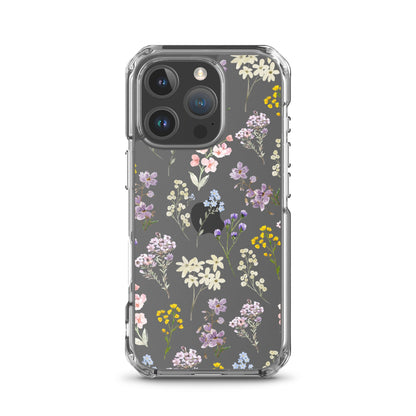 Watercolor Garden Clear iPhone Case