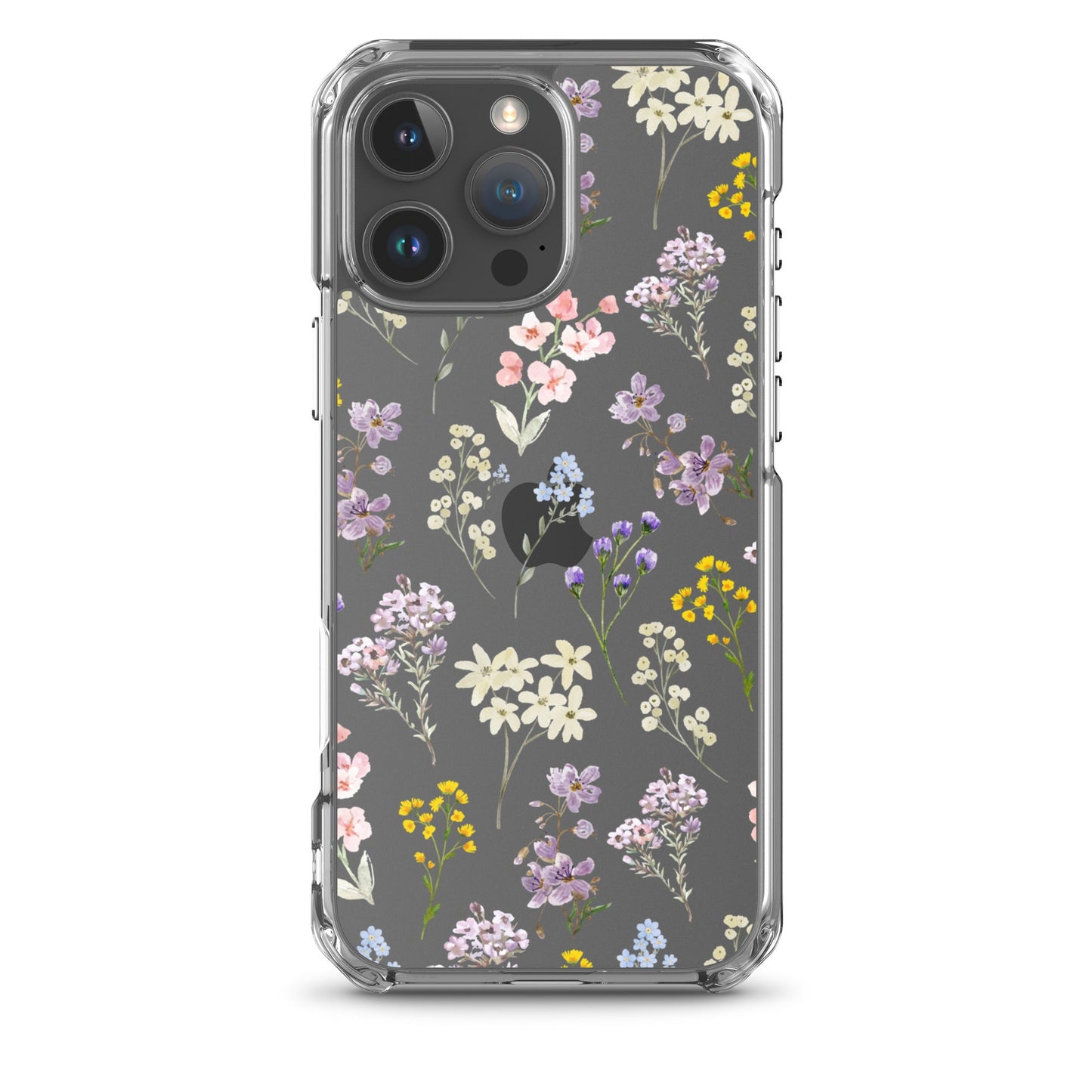 Watercolor Garden Clear iPhone Case