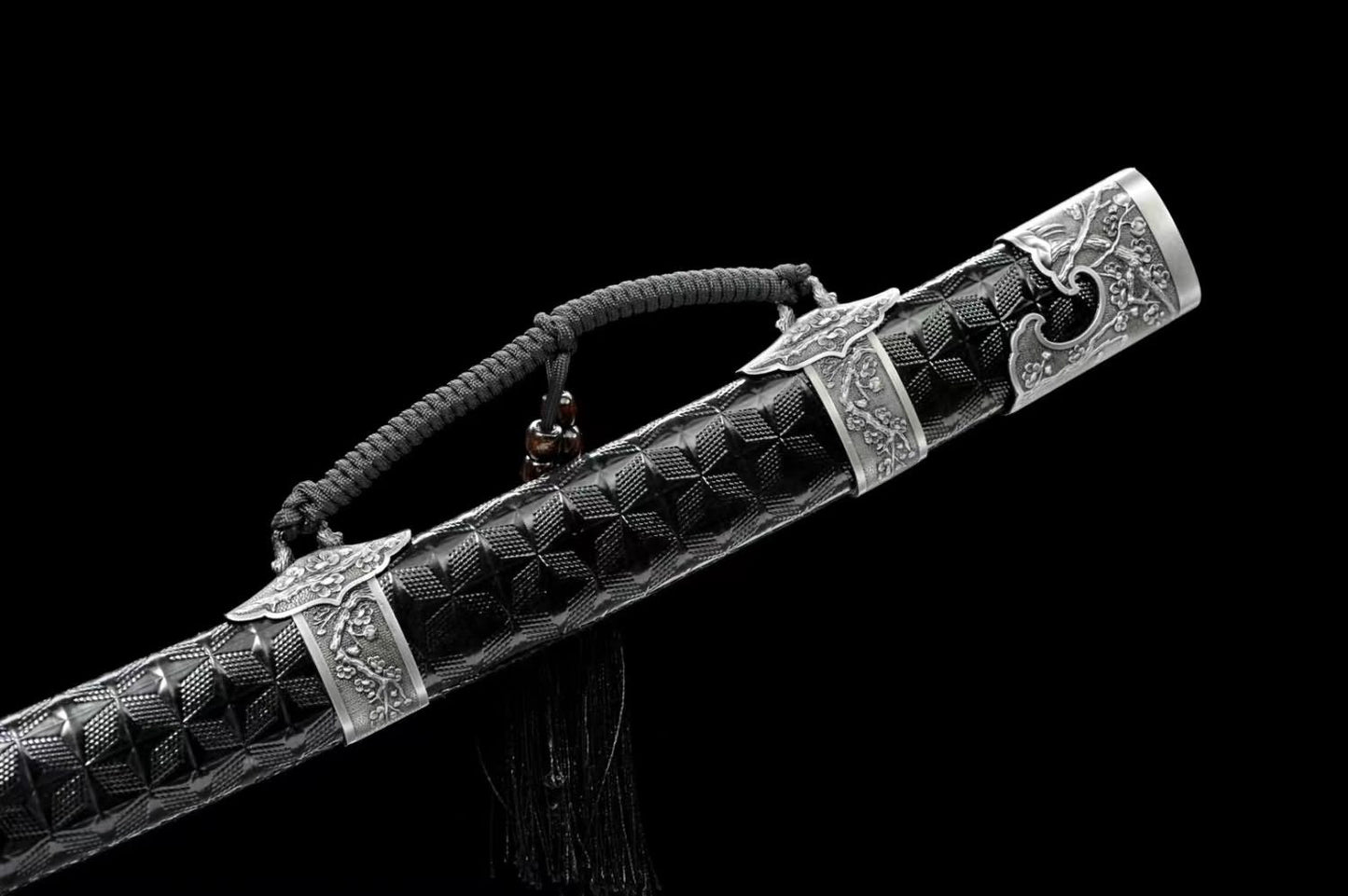 Chinese Meihua Qing dao- Traditional Handcrafted Sword with High Carbon Steel Blade