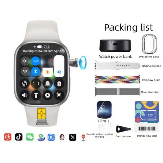 Huabein S10 Ultimate Smartwatch with Built-in AI and SIM Card Slot