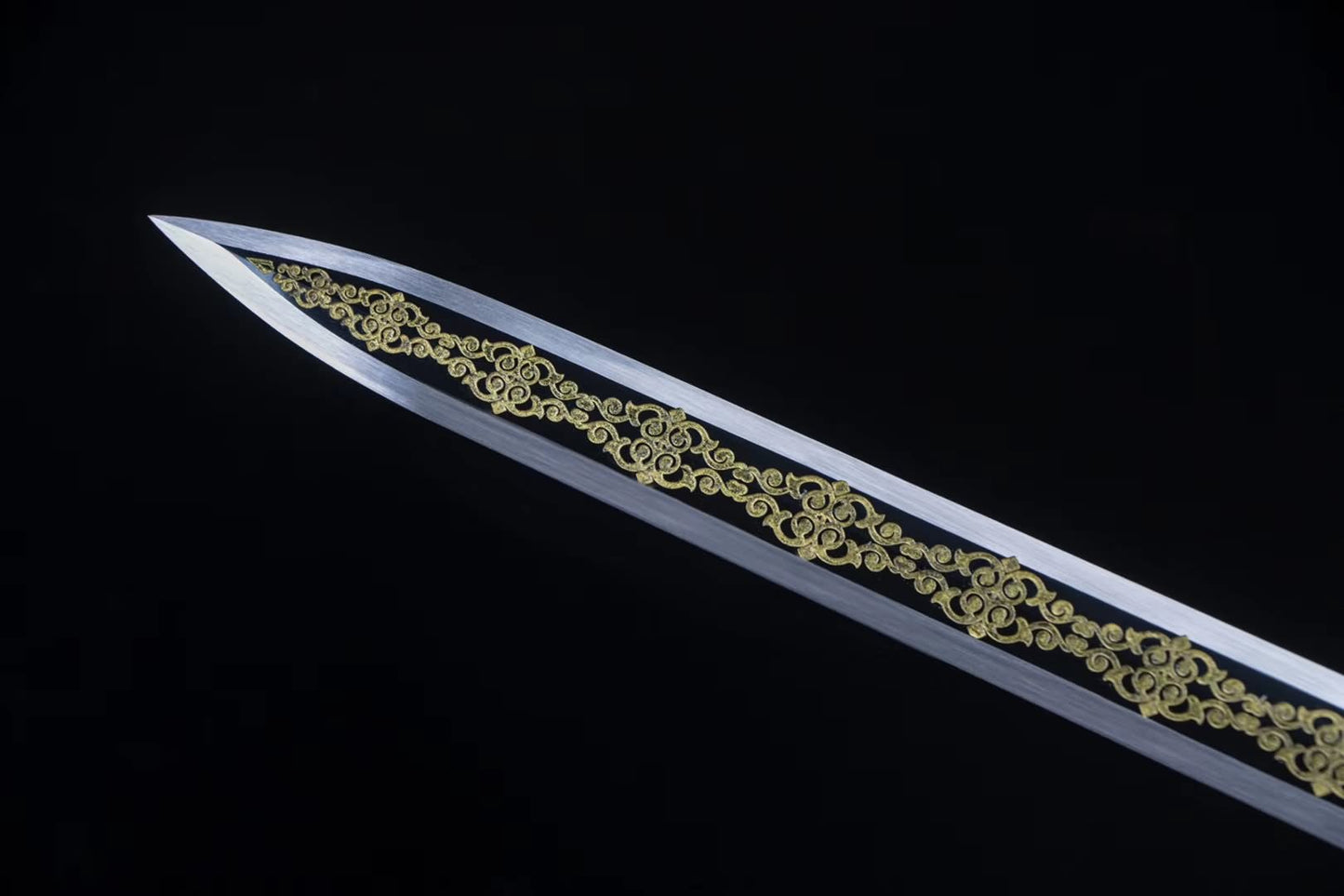 Han jian sword,Etch blade,Redwood scabbard