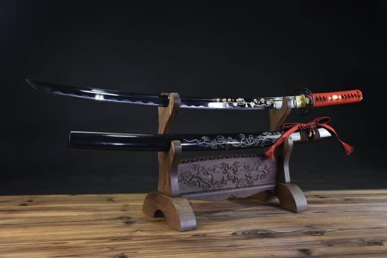 Black blade katana,High carbon steel