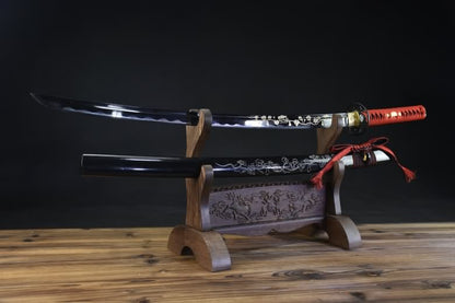 Black blade katana,High carbon steel