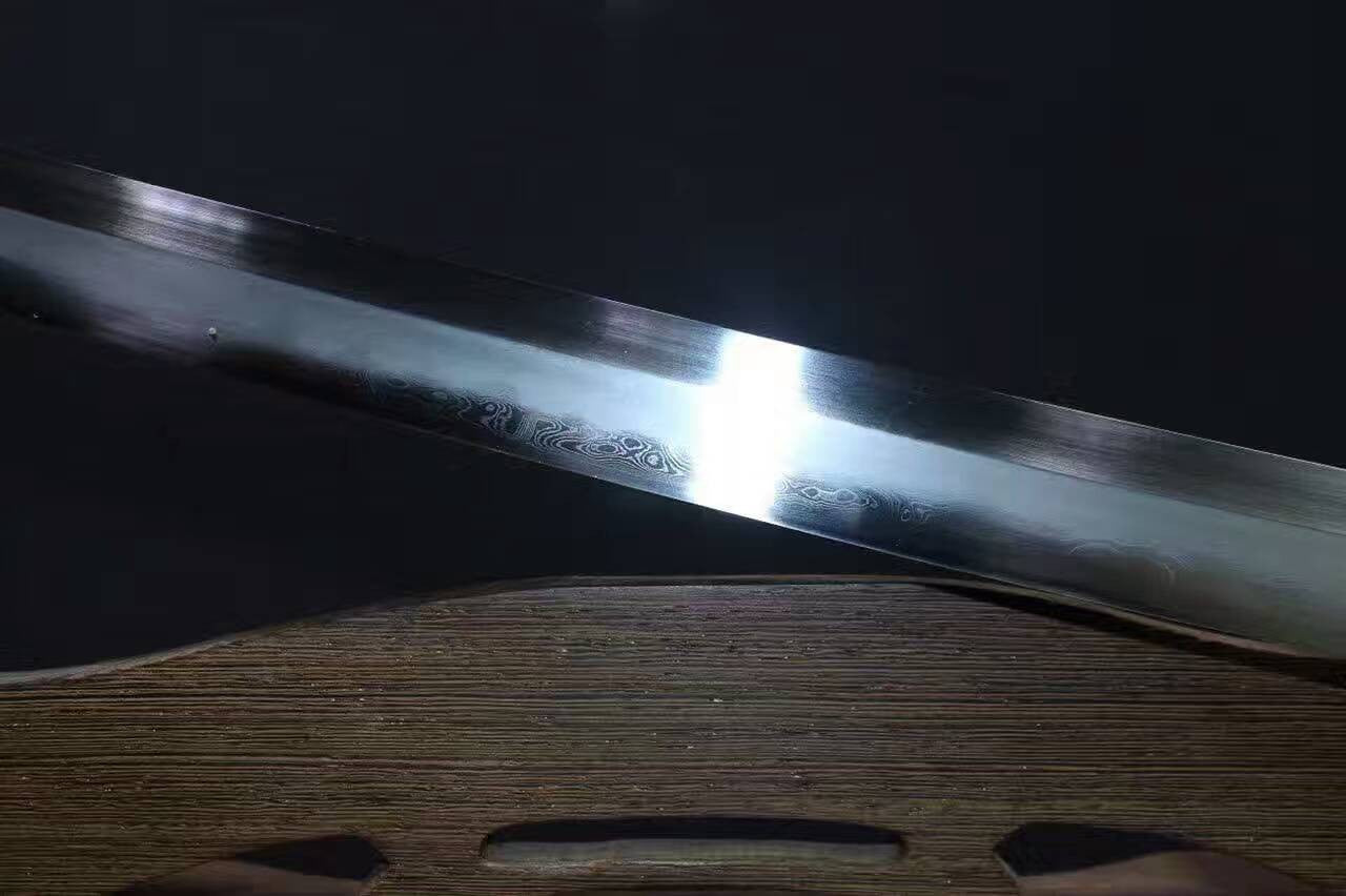 Samurai sword,Katana-Damascus steel Covering blade-Skin Scabbard