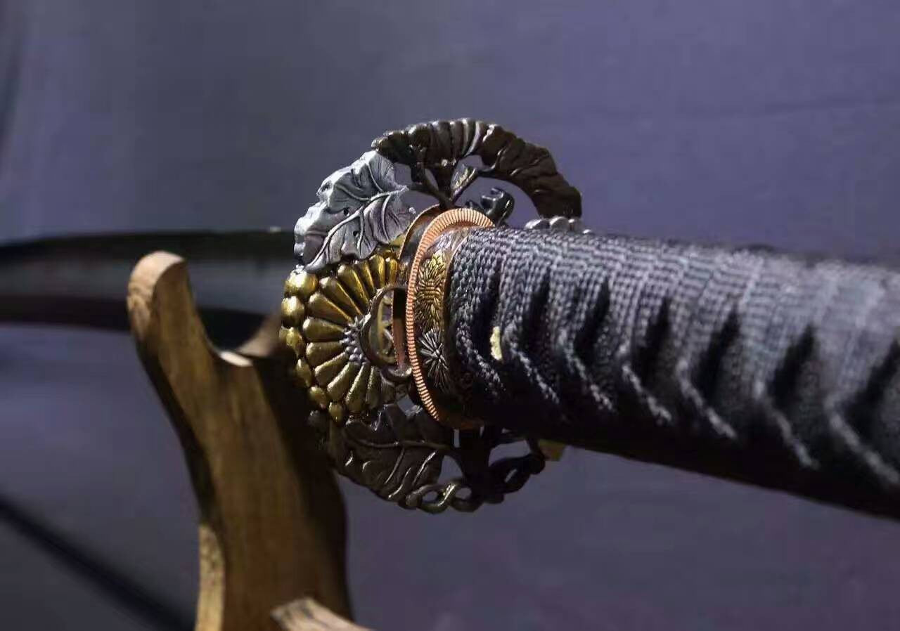 Samurai sword,Katana-Damascus steel Covering blade-Skin Scabbard