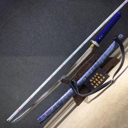 Musashi Katana,High carbon steel blade,Pu scabbard,Alloy