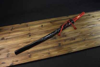 Black blade katana,High carbon steel