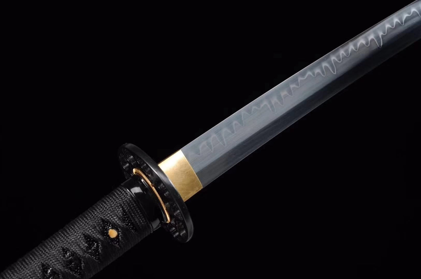 katana,High carbon steel burn blade,Snake skin texture scabbard