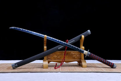 Samurai sword,Forged High carbon steel blades,stingray skin scabbard