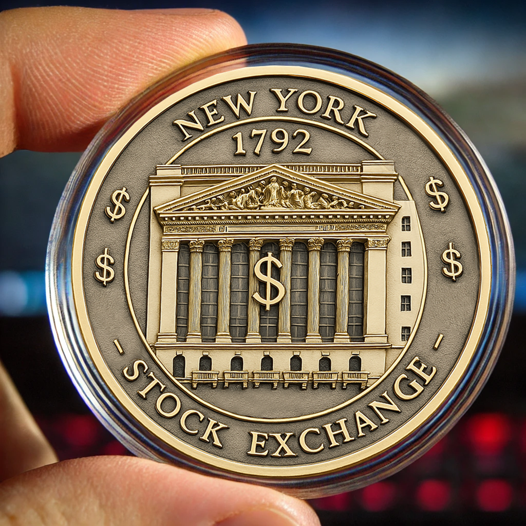 🔥Limited Edition🎁NYSE Commemorative Coin