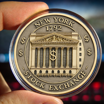 🔥Limited Edition🎁NYSE Commemorative Coin