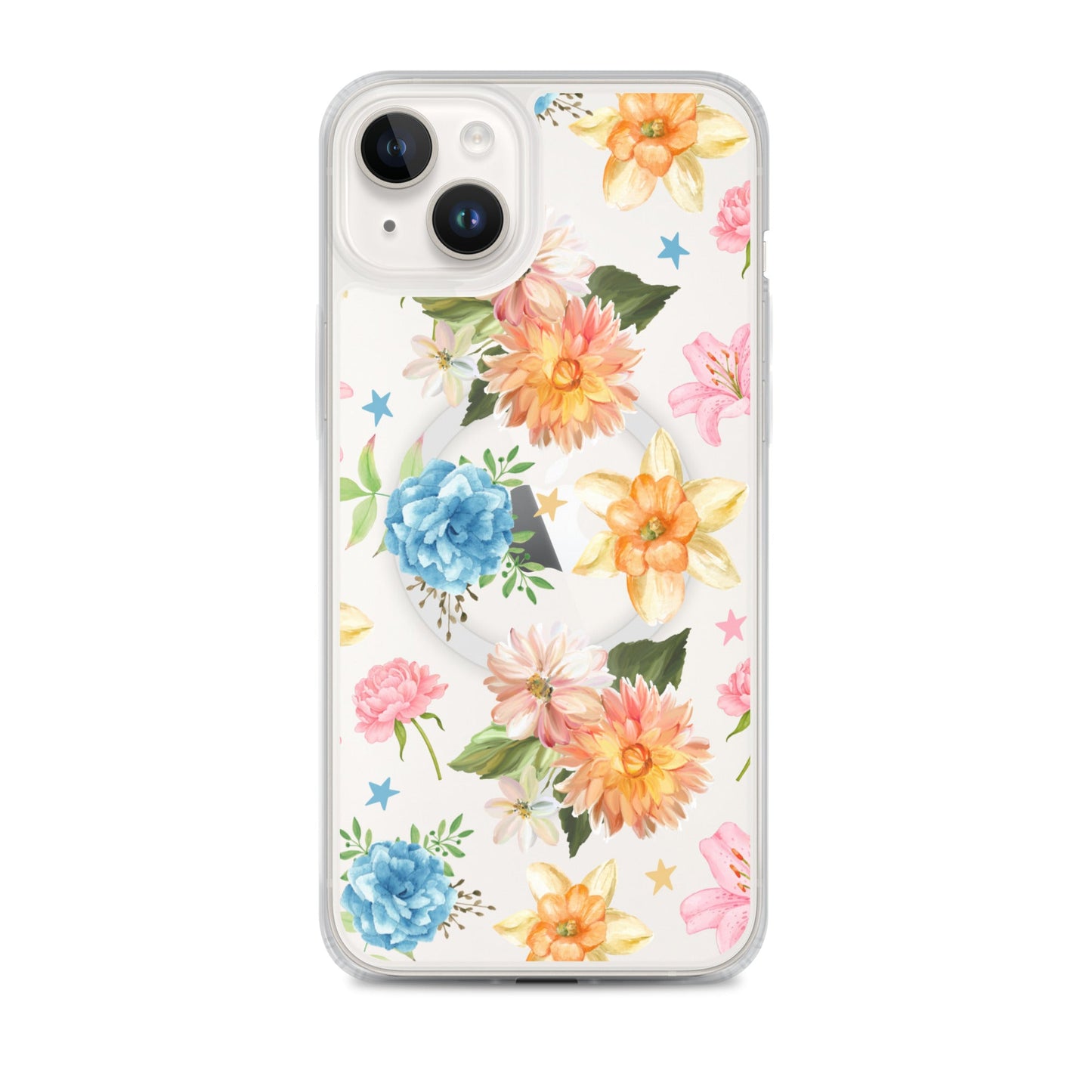 Floral Fiesta MagSafe Clear iPhone Case
