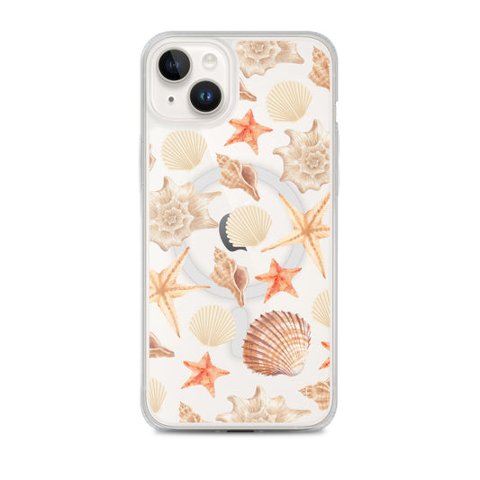 Sunset Shells MagSafe Clear iPhone Case